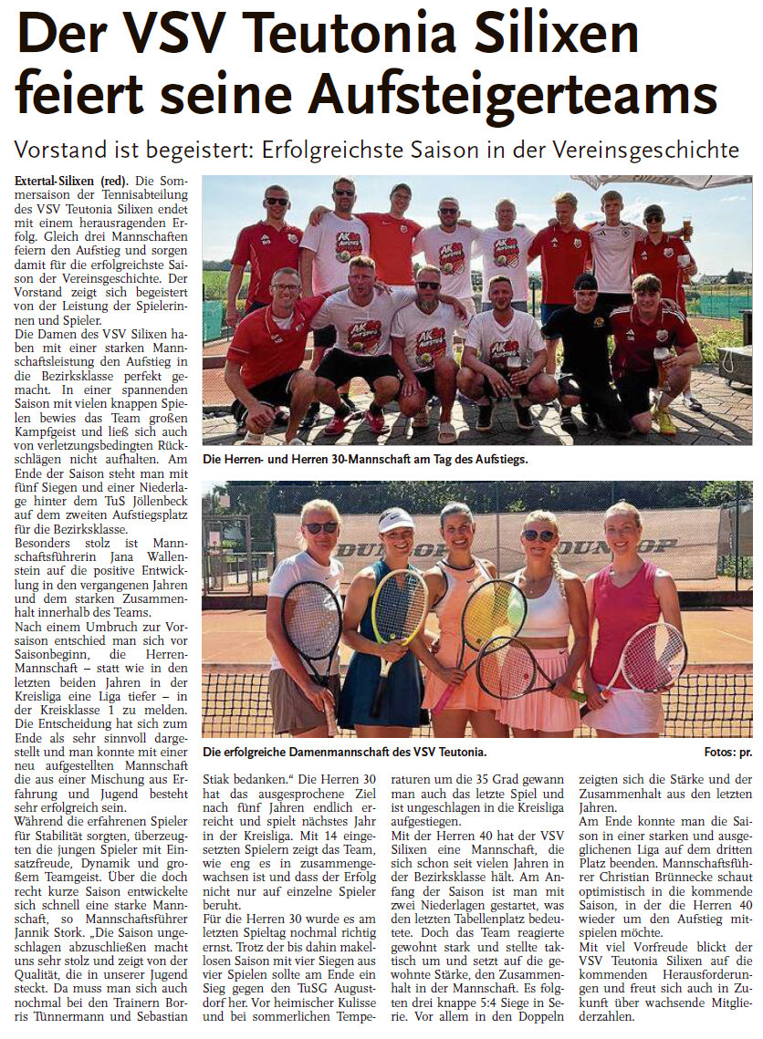 2026 3 mannschaften aufgestiegen
